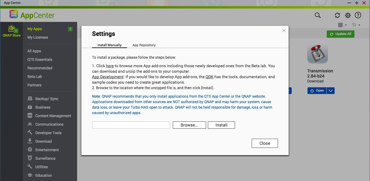 nas with bittorrent sync