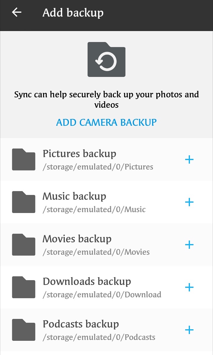 folder sync app android