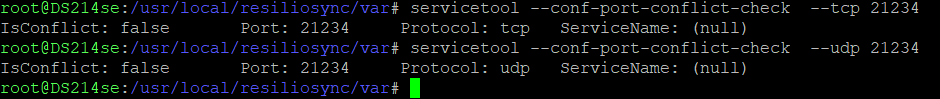 change port used by daemon sync