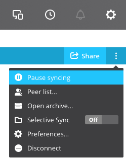 resilio sync not syncing