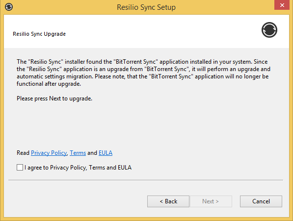 Bittorrent sync config file windows