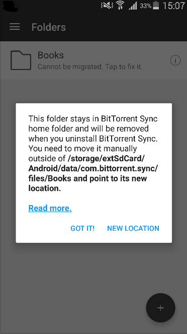bittorrent sync file permissions